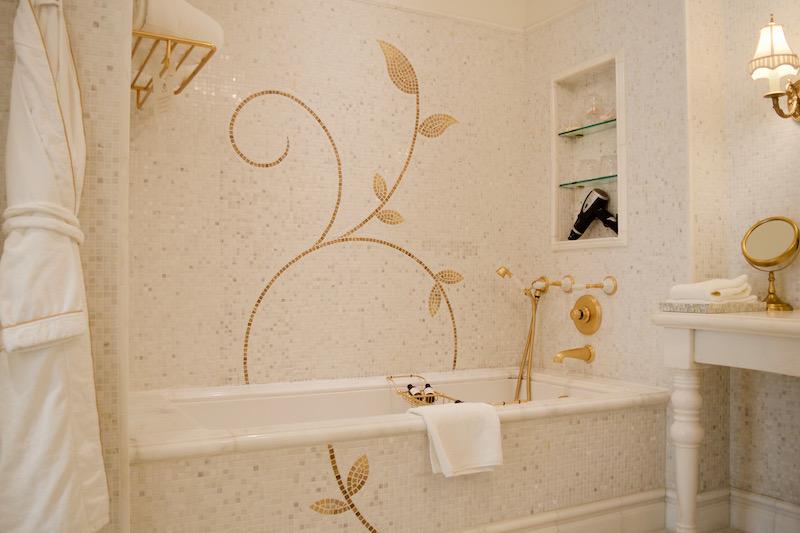 The Plaza New York City Master Bathroom Bathtub 