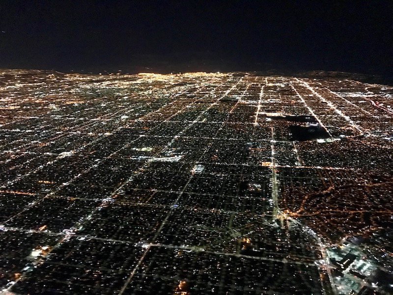 View On Approach To Los Angeles 