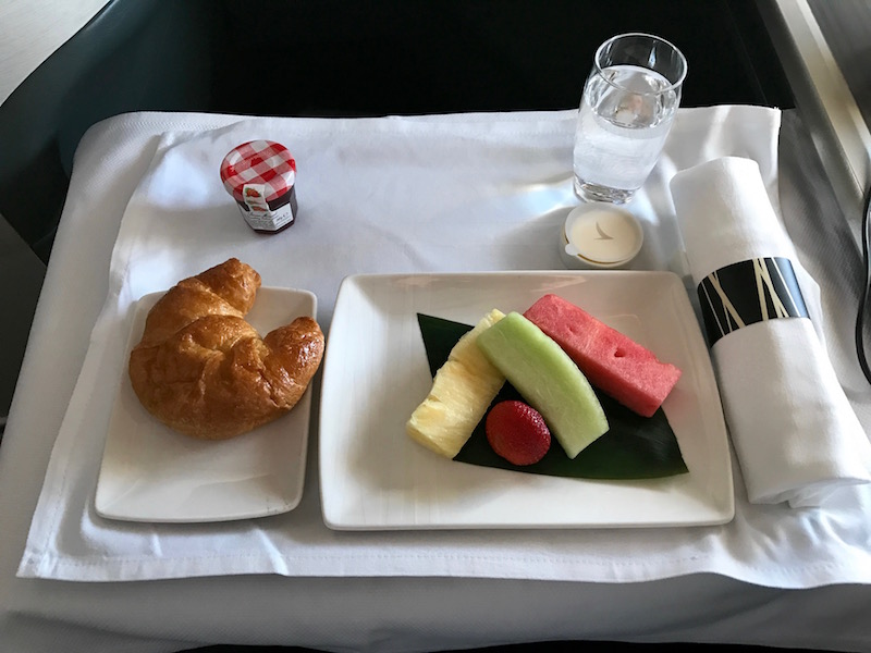 Fruit Plate And Croissant 