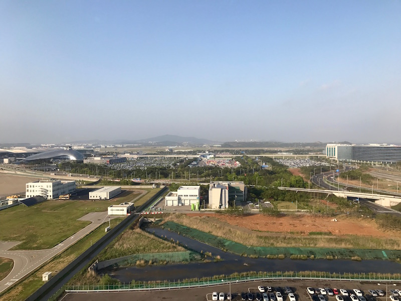 Approaching Seoul Airport