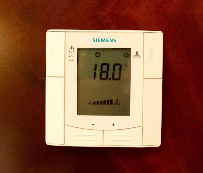 Room Temperature Control Near Entrance 