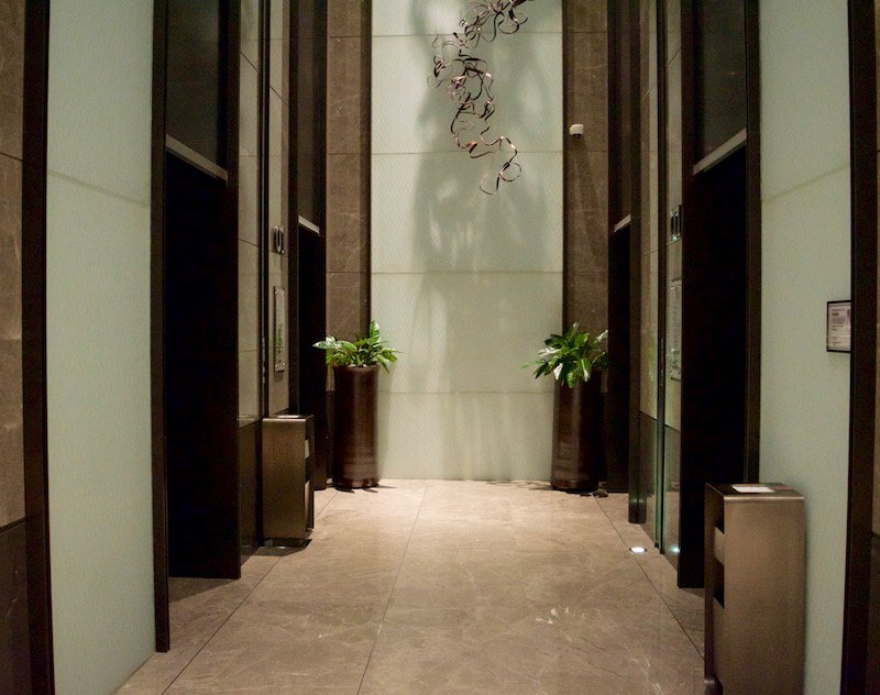 Ground Level Elevator Lobby 