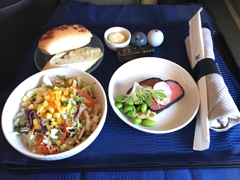 Appetizer With Salad And Bread