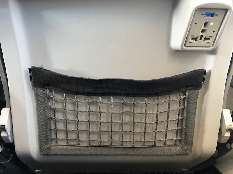 Alaska Airlines Premium Economy Seat Power And Storage 