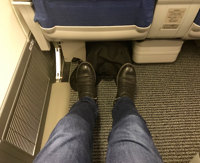 Plenty Of Legroom On This Short Flight