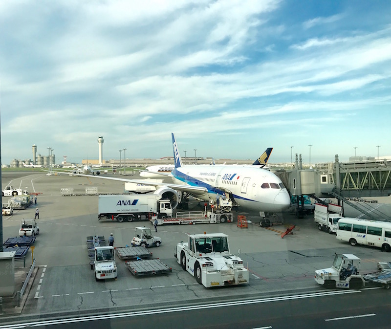 My 787 At Tokyo Haneda 