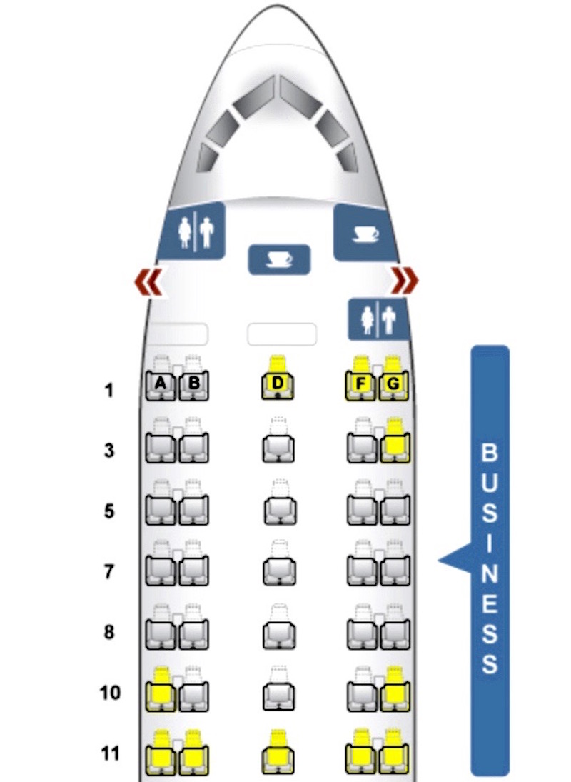 ANA Boeing 767 Business Class Seating