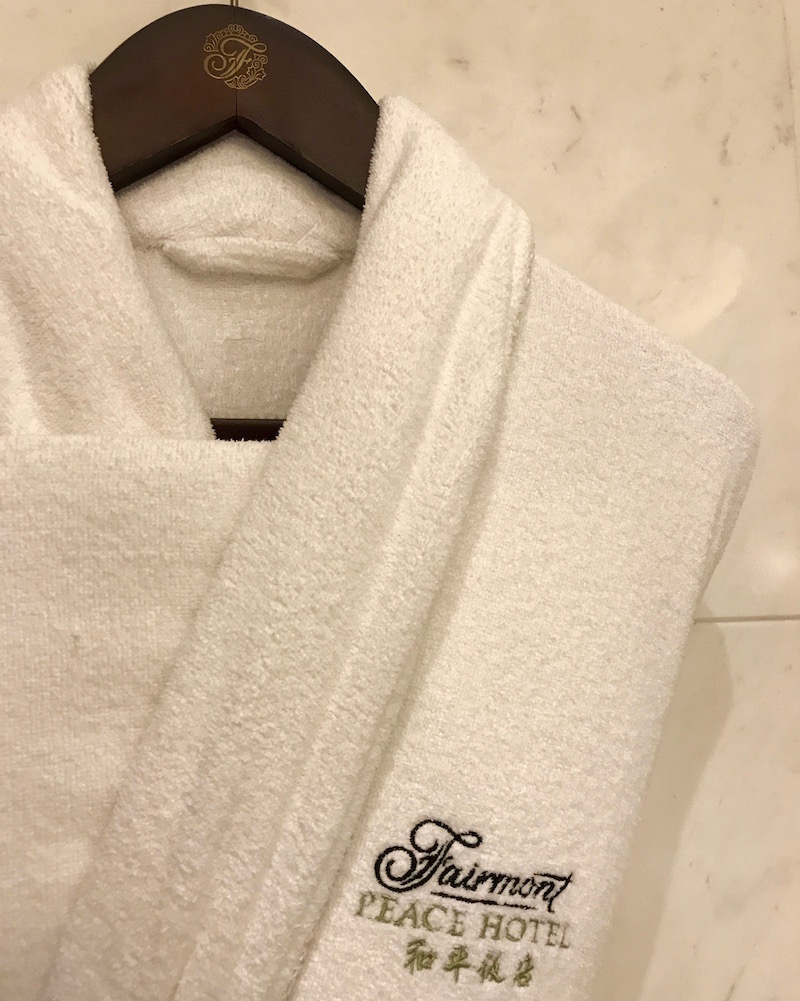 Fairmont Peace Hotel Bathrobe 