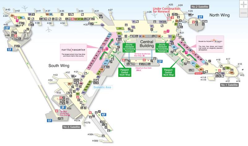 Tokyo Narita Floor Plan