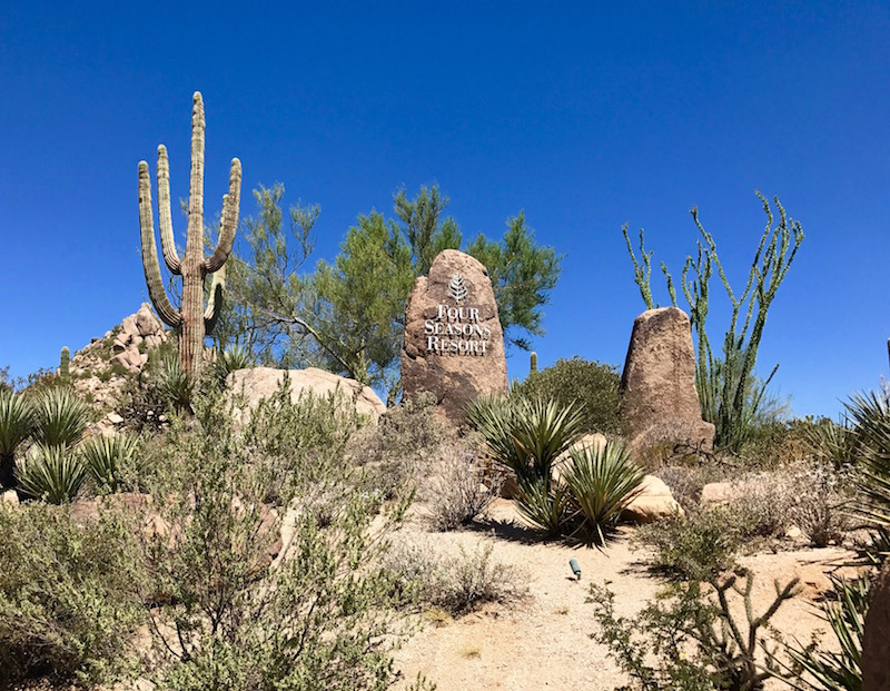 Four Seasons Resort Scottsdale Entrance 