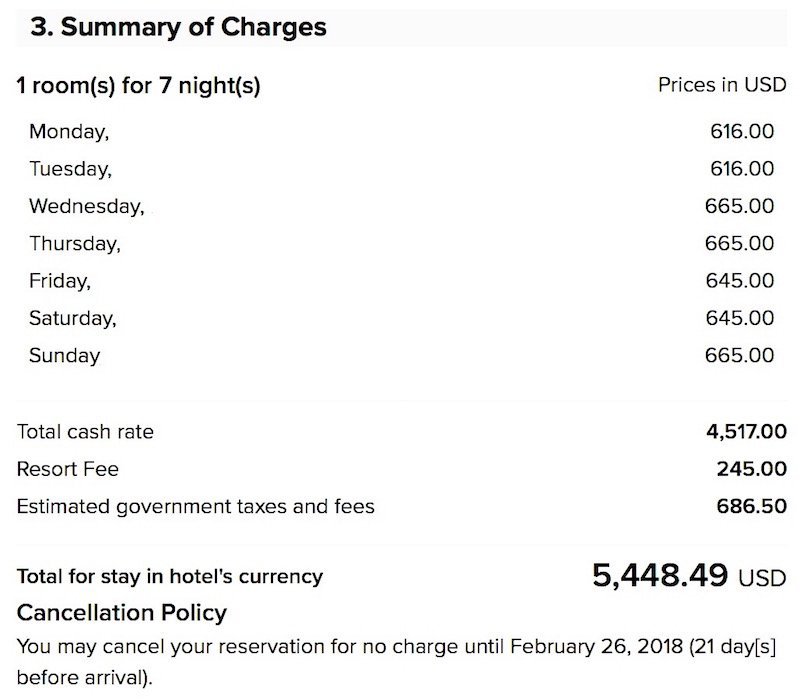 Hawaii For Spring Break - Great Value Points Redemption At The Marriott