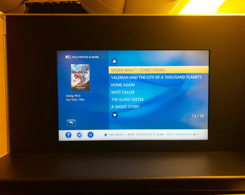 In-Flight Entertainment Options