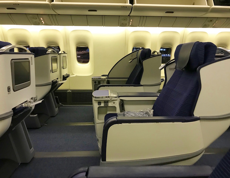 ANA Regional Business Class Seat Pitch 