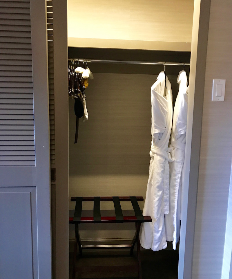 Fairmont Chateau Whistler Alpine Suite Closet 