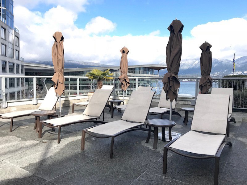 Fairmont Waterfront Hotel Outdoor Terrace