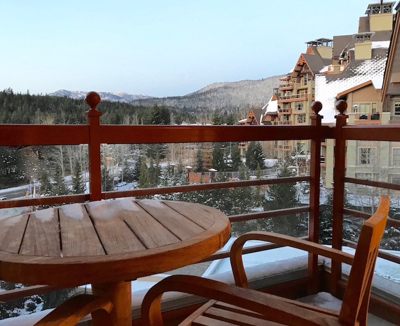 Four Seasons Resort Whistler Premier Room Patio 