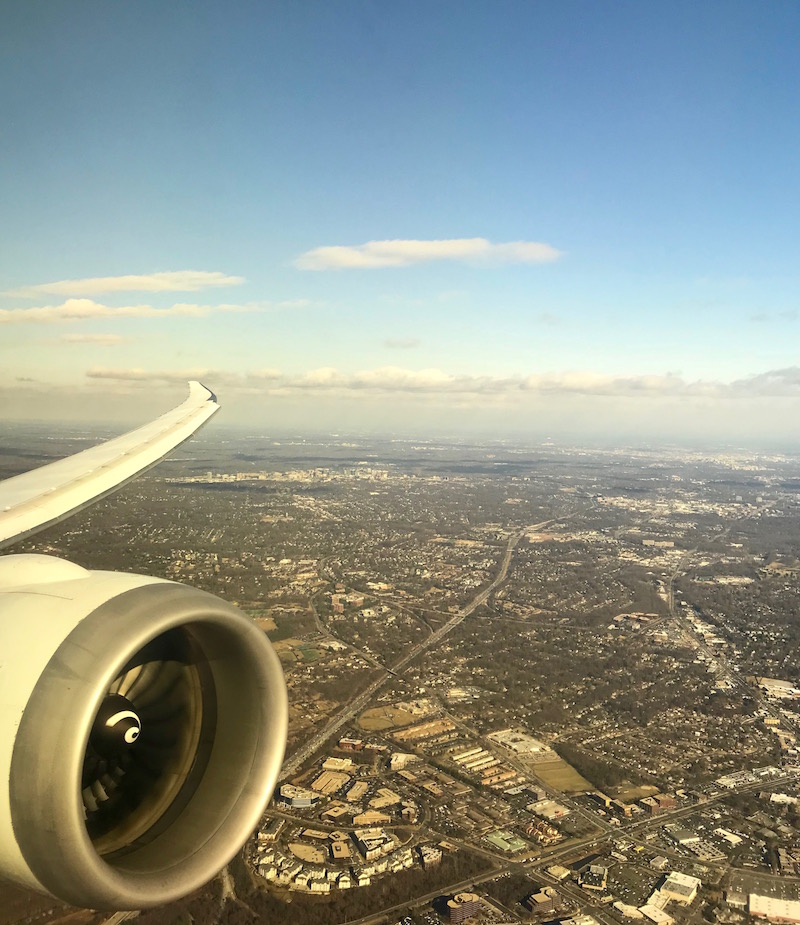 Approaching Washington 