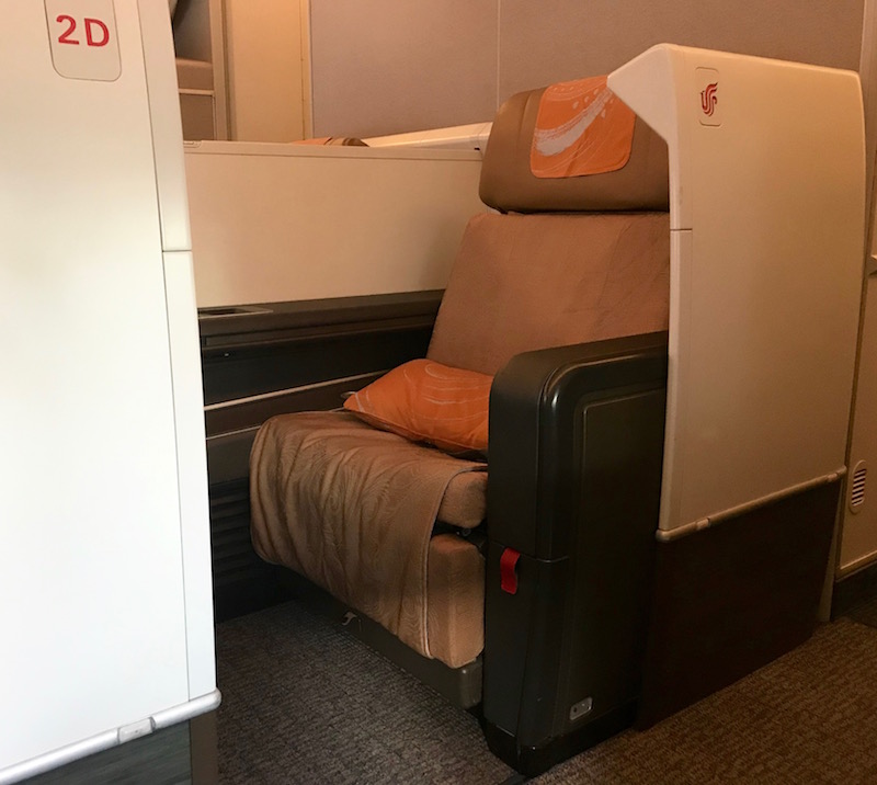 Air China First Class Seat 2D