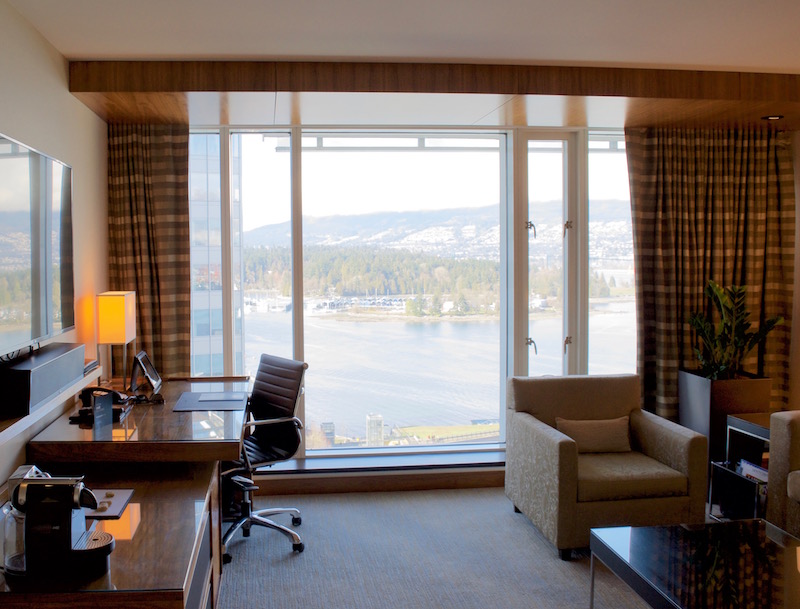 Fairmont Pacific Rim Stanley Park suite Living Room