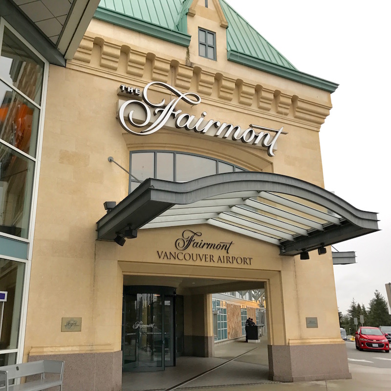 Fairmont Vancouver Airport Hotel Entrance