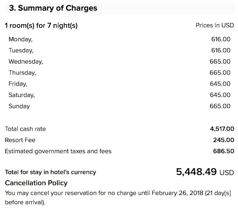 Paid Rates Over Spring Break At The Marriott Wailea Beach Resort Maui