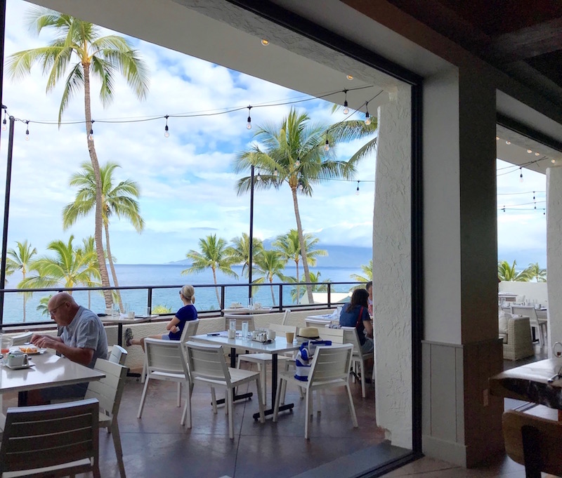 Marriott Wailea Beach Resort Breakfast Views