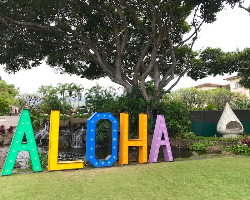 Marriott Wailea Beach Resort Entrance