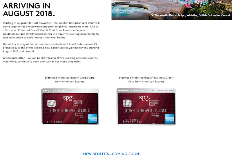 Changes To The SPG Credit Card In Canada - New Benefits Coming Soon!