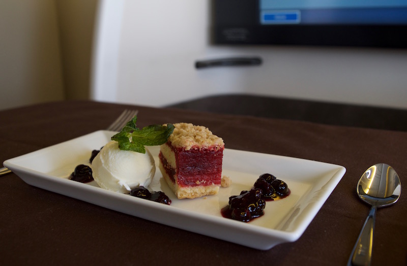 Raspberry Crumble And Ice Cream