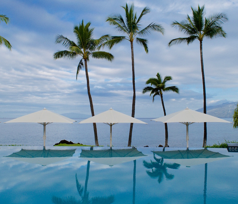 Pool Overlooking The Ocean