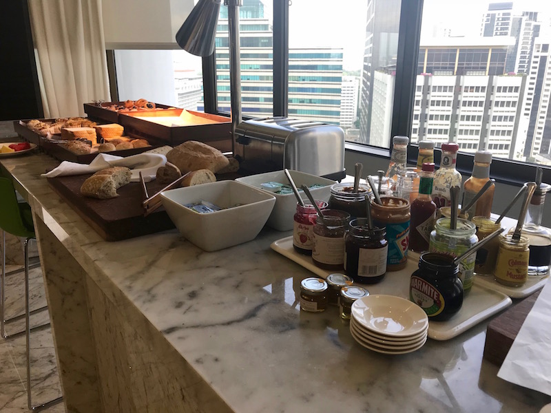 Singapore Marriott Tang Plaza Hotel Executive Club Breakfast