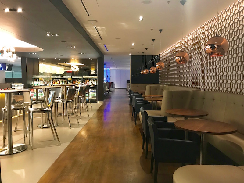 British Airways Business Class Lounge Singapore Dining Seating