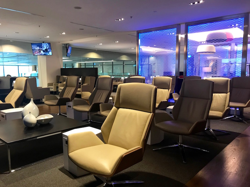 British Airways Business Class Lounge Singapore Seating