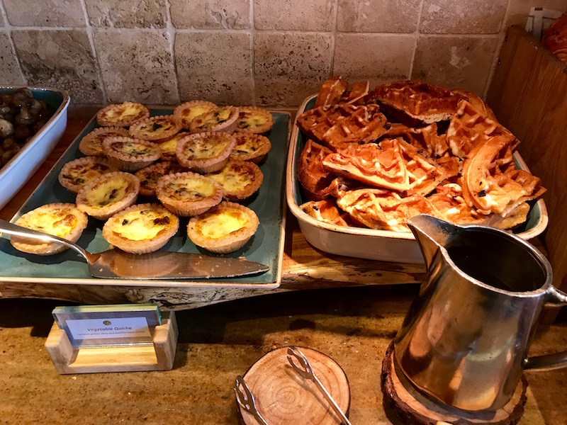 Waffles And Mini-Quiche