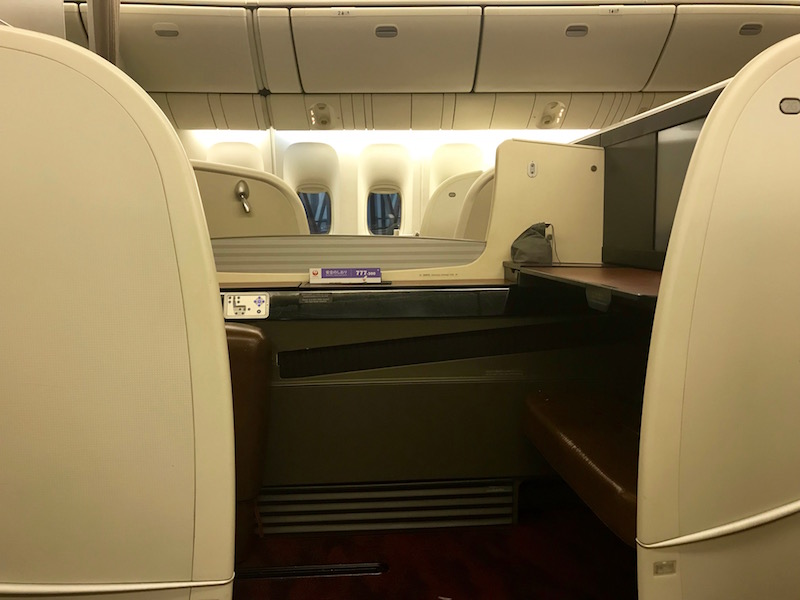 Japan Airlines First Class Cabin