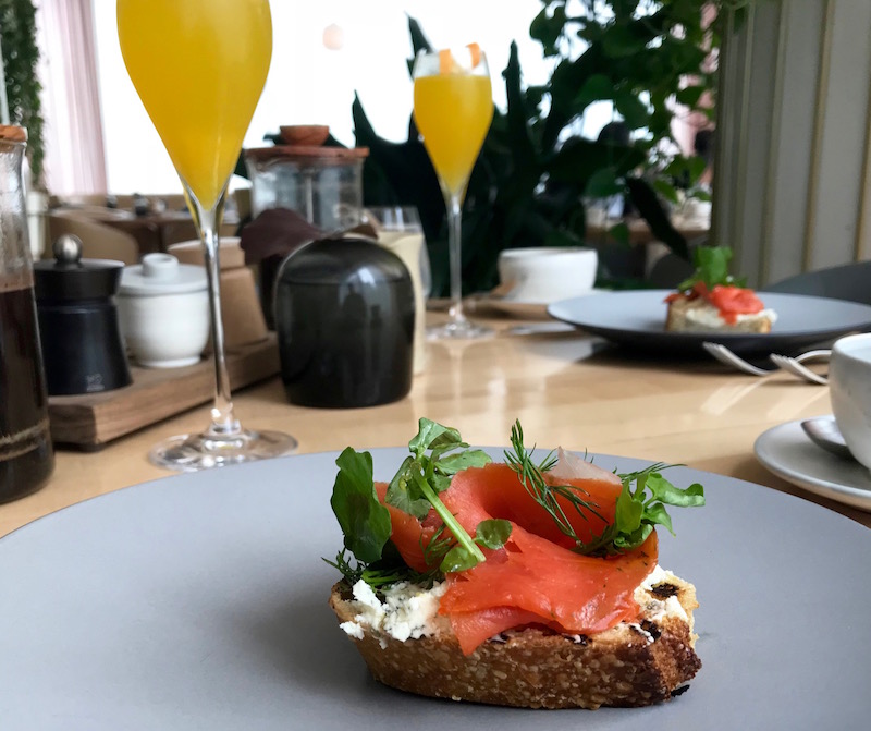 Salmon Tartine And Mimosas At The Fairmont Pacific Rim