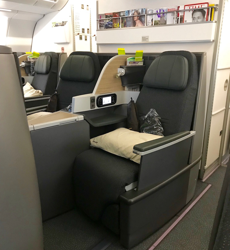 EVA Air A330 Business Class Seating