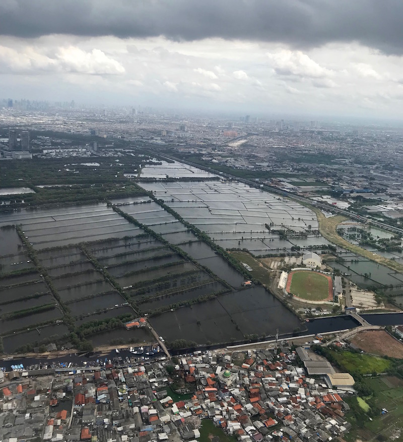 Approaching Jakarta In Some Pretty Nasty Weather