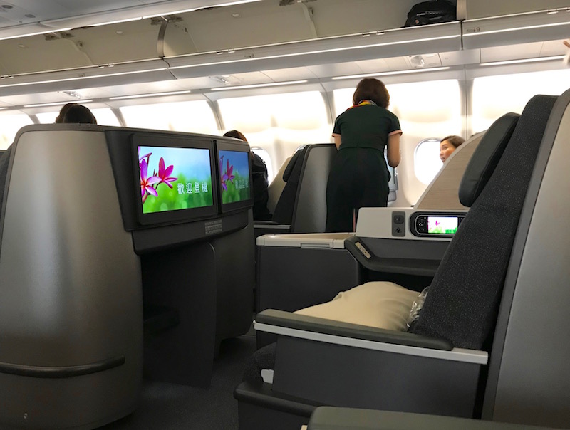 EVA Air A330 Business Class Seating