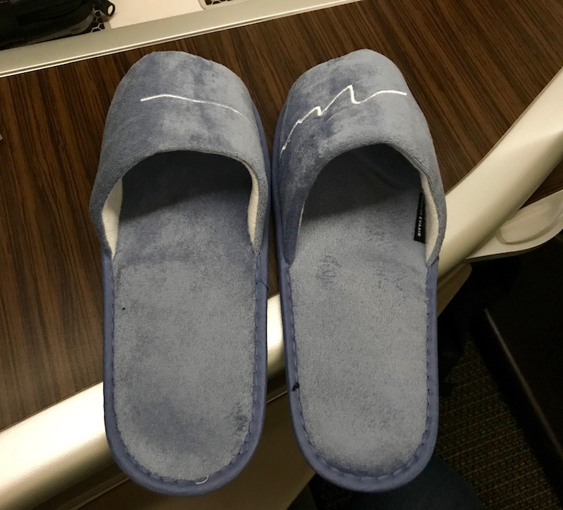 EVA Air Business Class Slippers